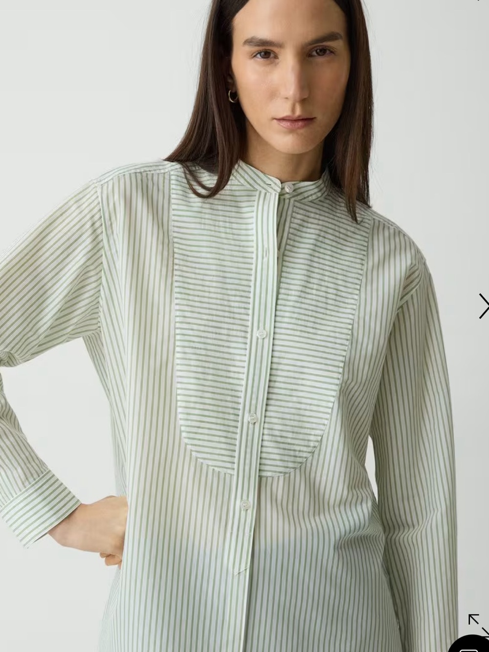 Theory Tuxedo Stripe Tunic